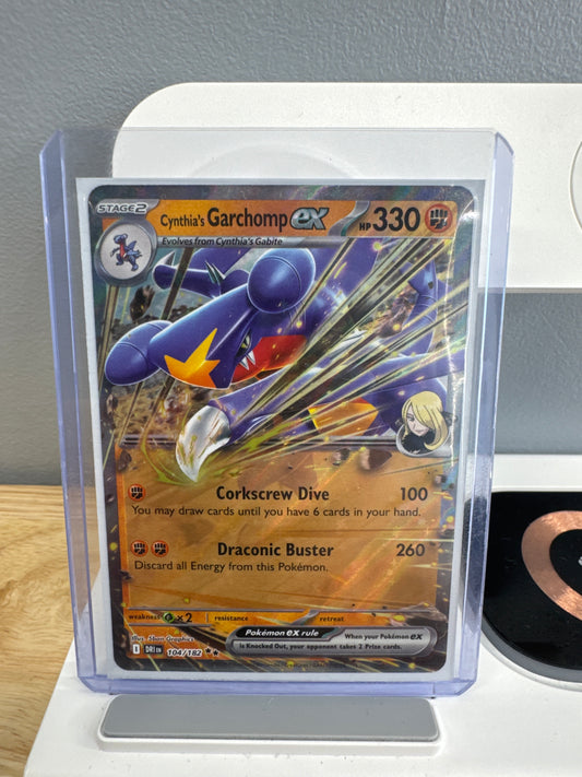 Cynthia’s Garchomp ex – 104/182 – Destined Rivals – Double Rare Holo – Pokémon TCG